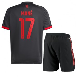 Bayern Munich Sadio Mane #17 babykläder Tredje Tröja barn 2022-23 Korta ärmar (+ Korta byxor)